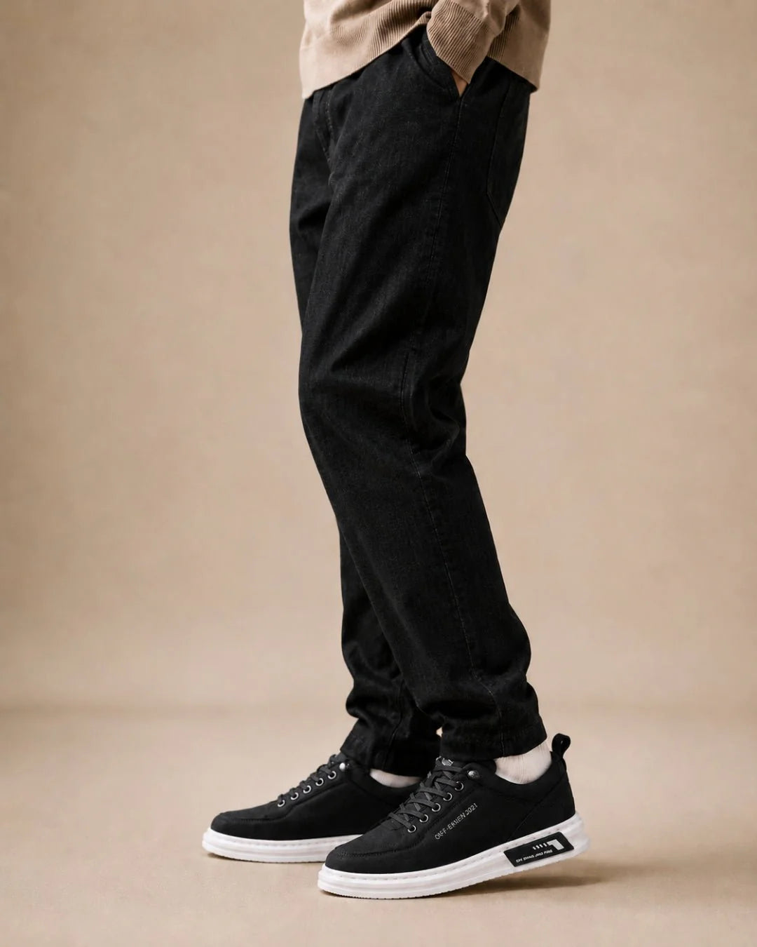 Leviero Low | Sneaker minimalista in tela
