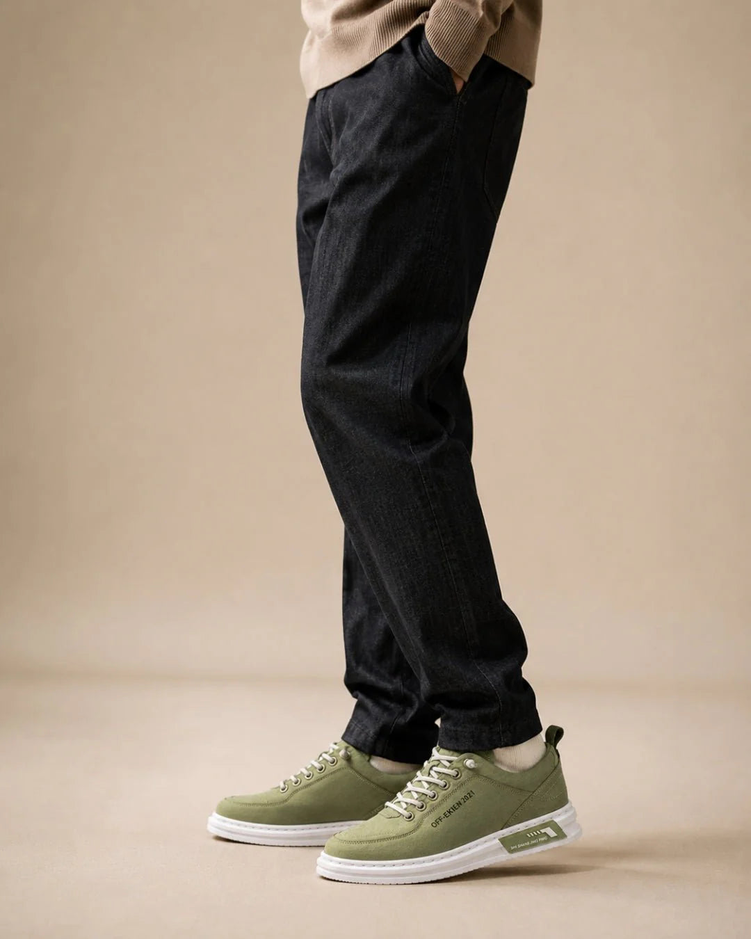 Leviero Low | Sneaker minimalista in tela