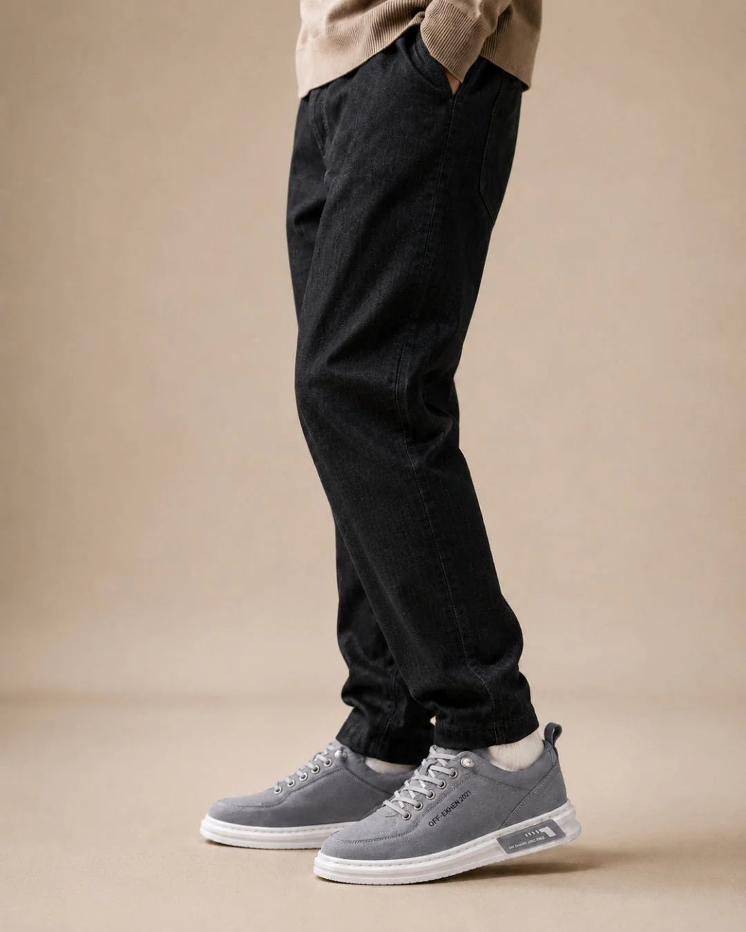 Leviero Low | Sneaker minimalista in tela