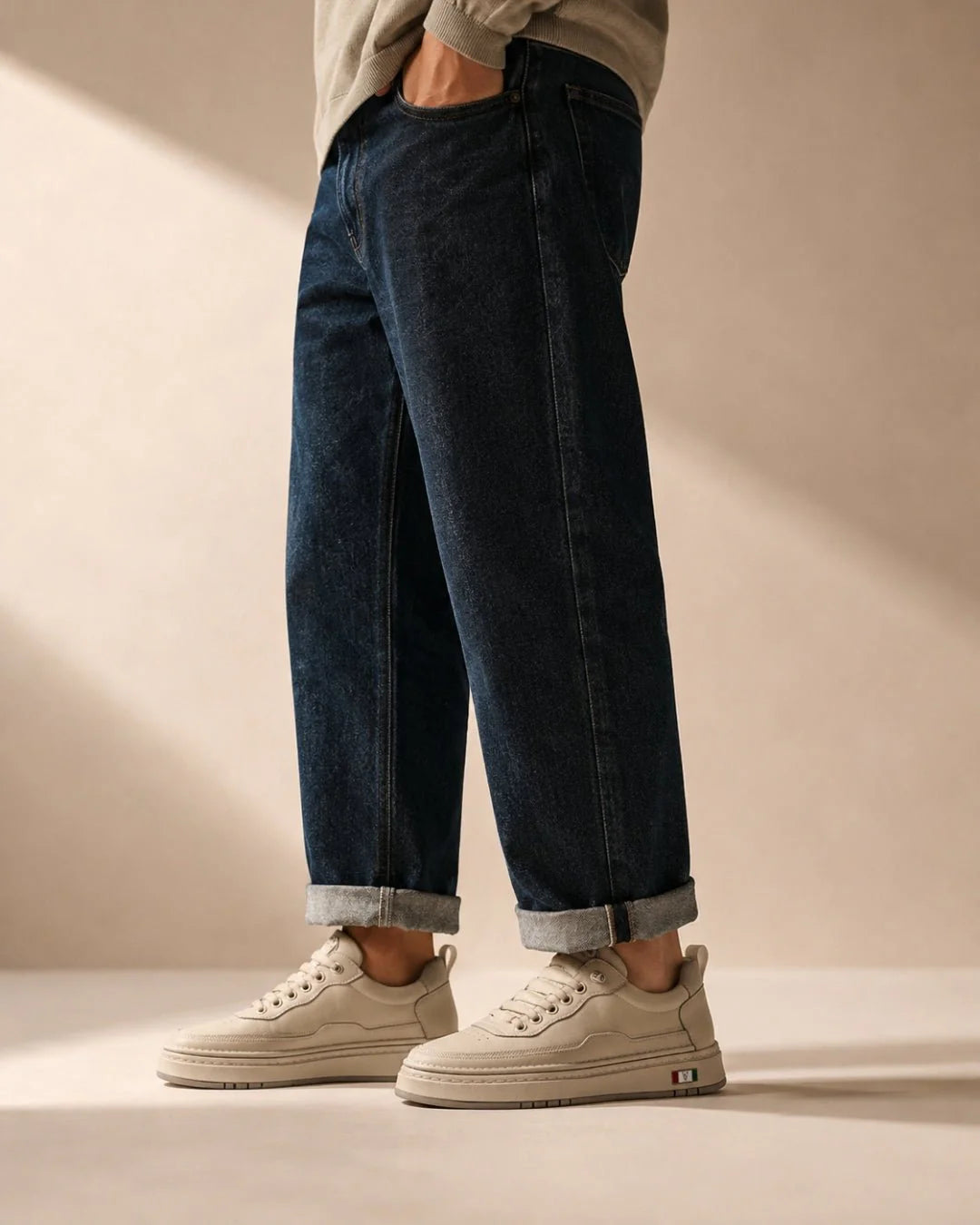 Valerio Court | Sneaker minimalista in pelle