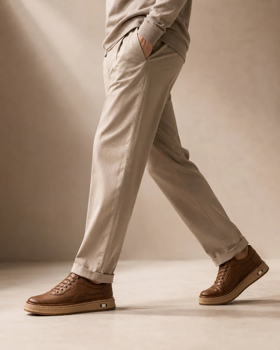 Valerio Court | Sneaker minimalista in pelle