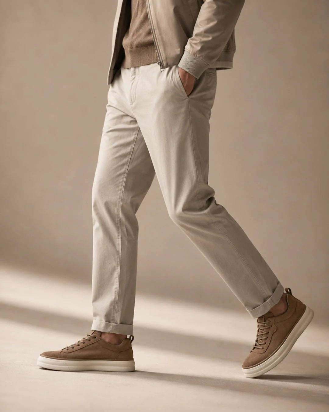 Valmere Low | Sneaker minimalista in pelle scamosciata