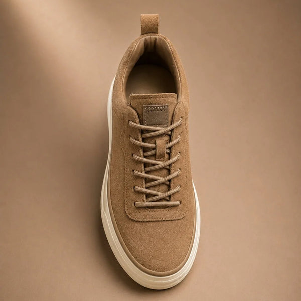 Gallo | Sneaker minimalista in pelle scamosciata