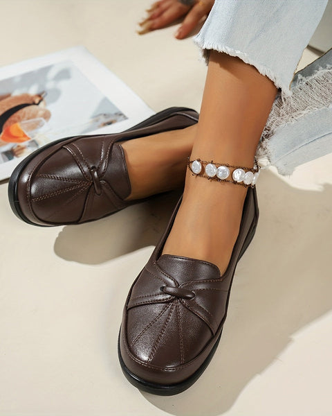 Prudence™ | Mocassini Comfort con Dettaglio a Nodo