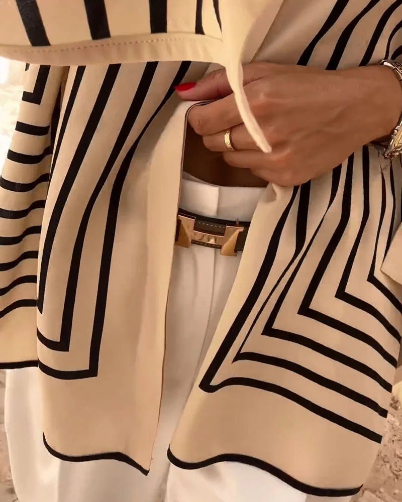 Camicia casual a righe