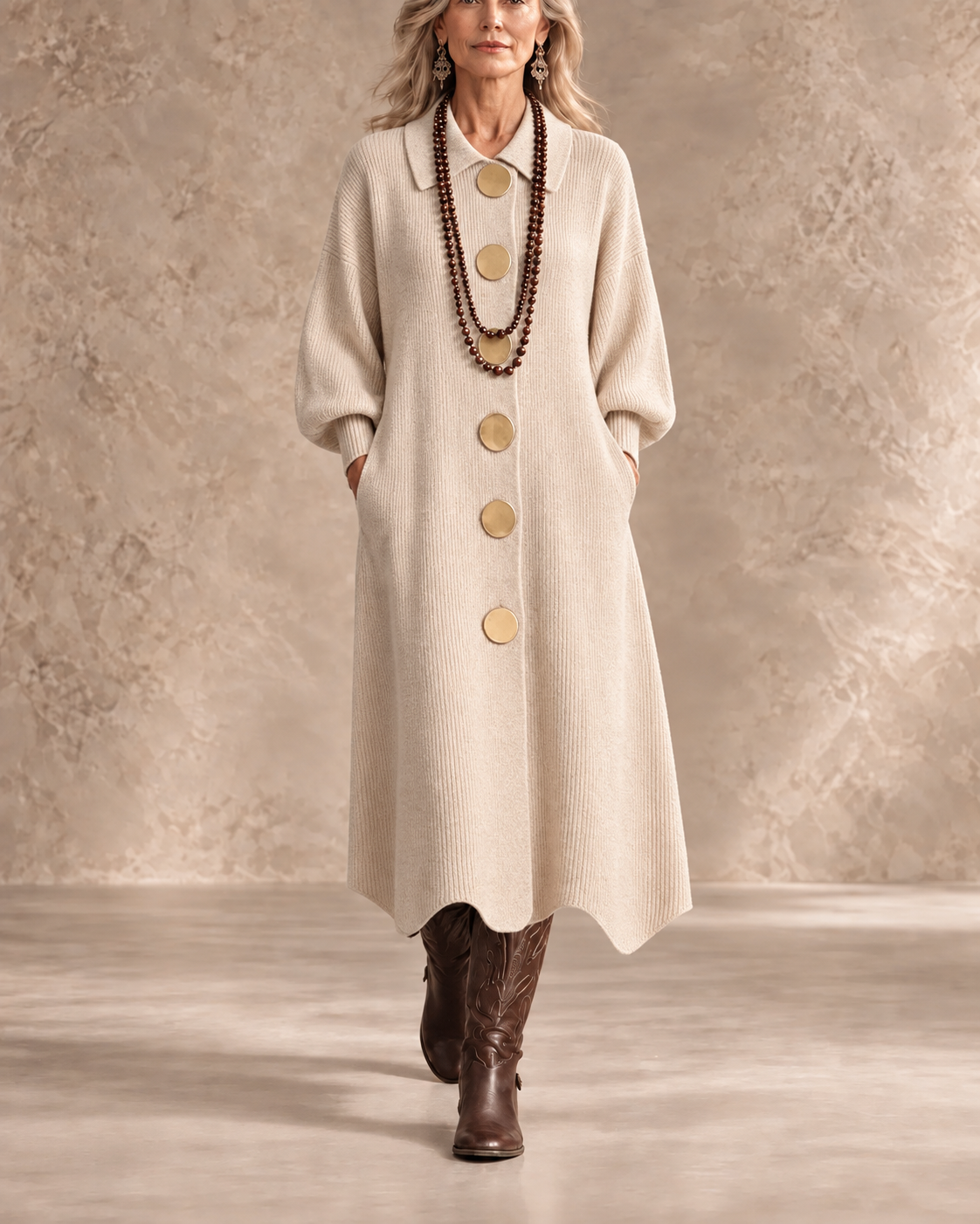 Evelyn™ | Abito Elegante a Bottone