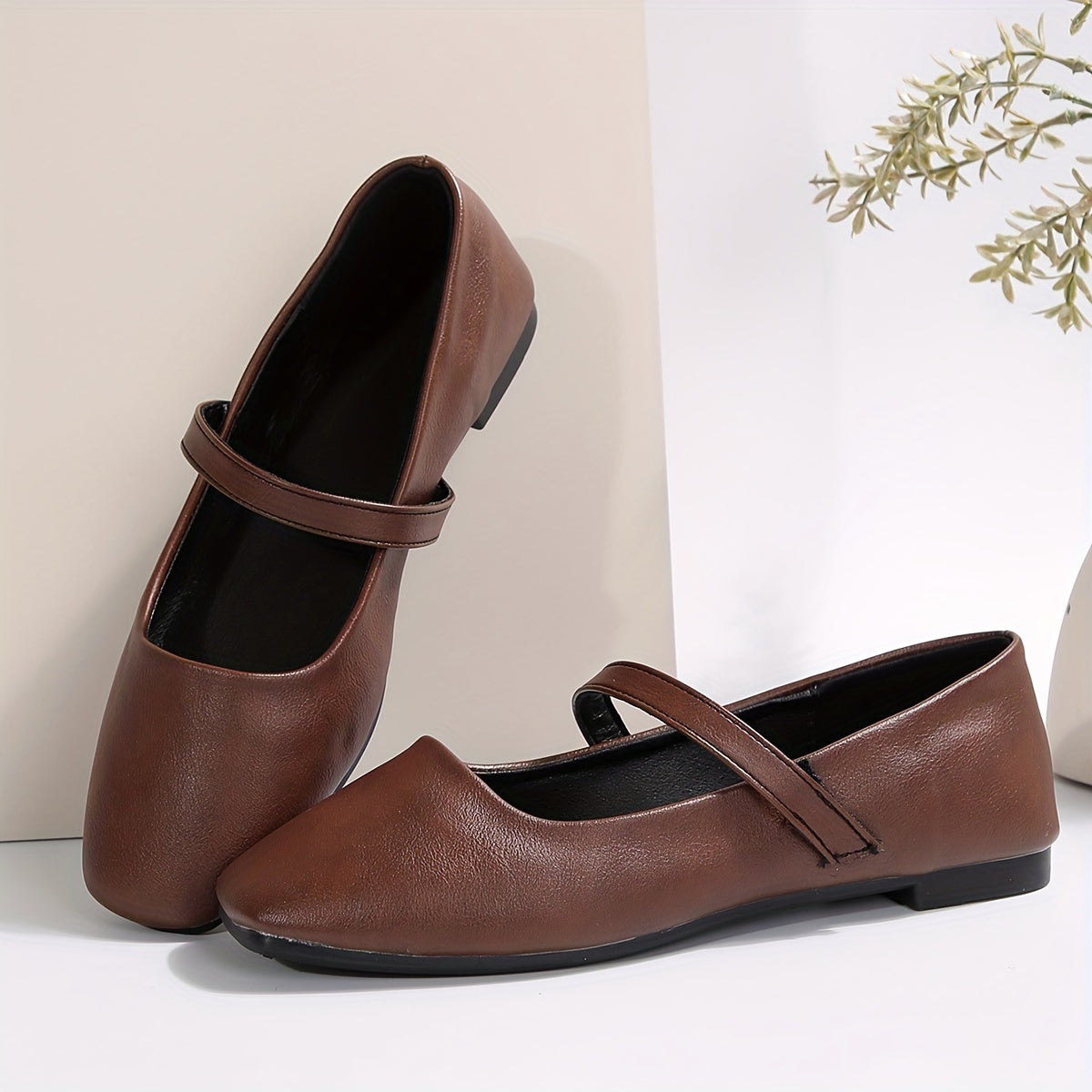 Rosamund™ | Ballerine Mary Jane con Punta Quadrata