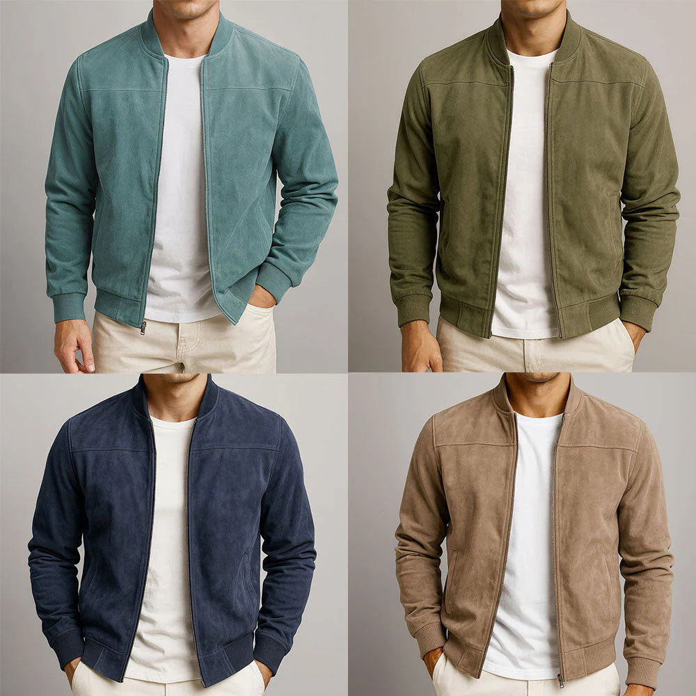 Riviera — Bomber in Camoscio