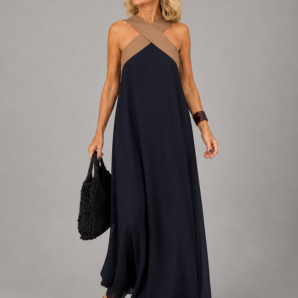 Antonietta | Abito Maxi Eleganza Incrociata