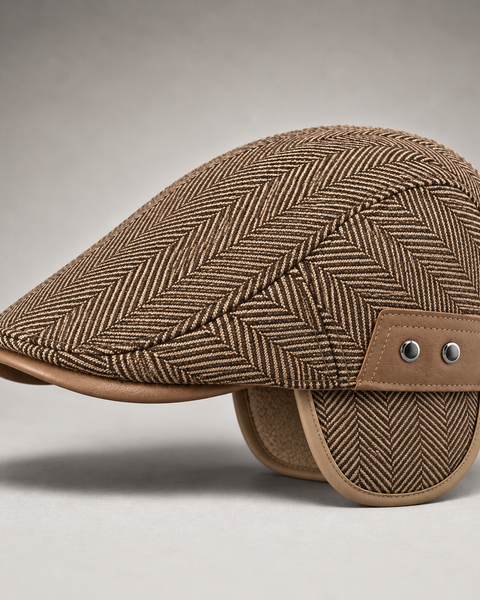 Cappello da Guida Herringbone Thornton