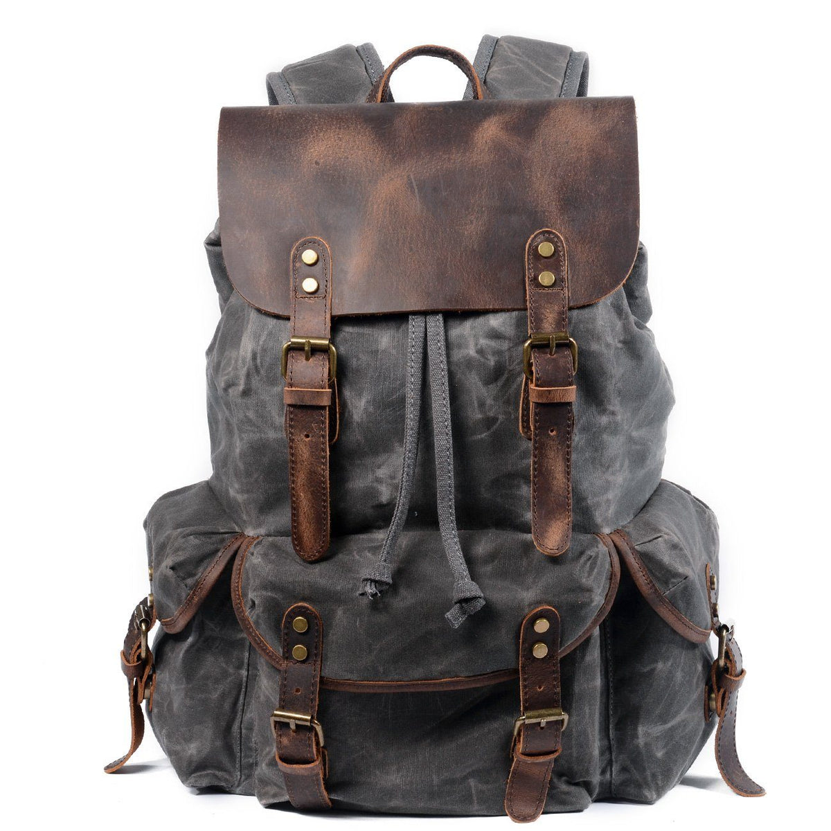 Zaino in Pelle Canvas