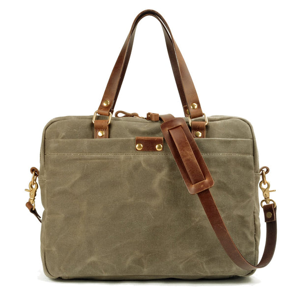 Borsa a tracolla per laptop in tela