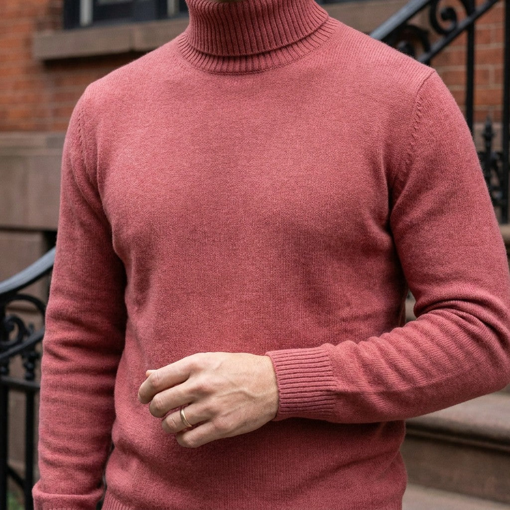 Maglione Dolcevita Matteo in Lana Merino