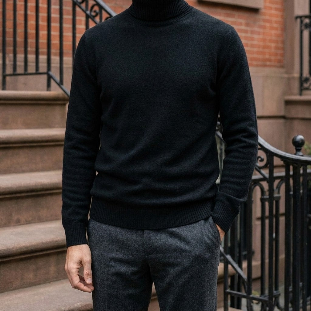 Maglione Dolcevita Matteo in Lana Merino