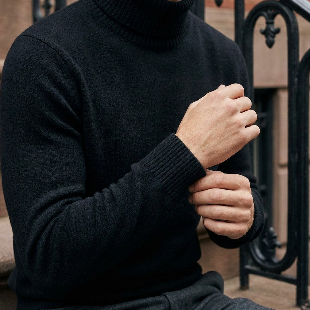 Maglione Dolcevita Matteo in Lana Merino