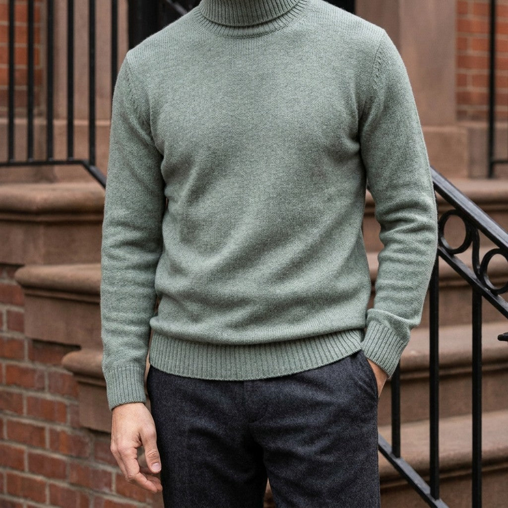 Maglione Dolcevita Matteo in Lana Merino