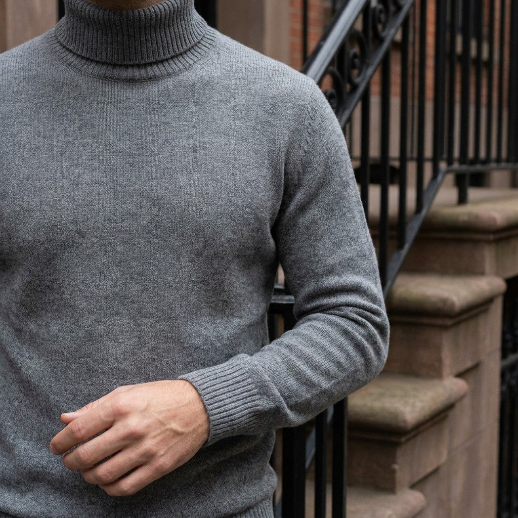 Maglione Dolcevita Matteo in Lana Merino