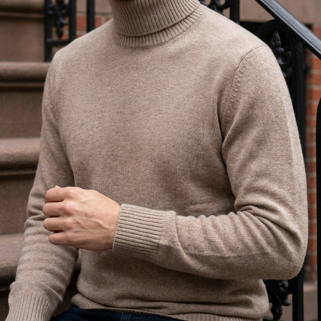 Maglione Dolcevita Matteo in Lana Merino
