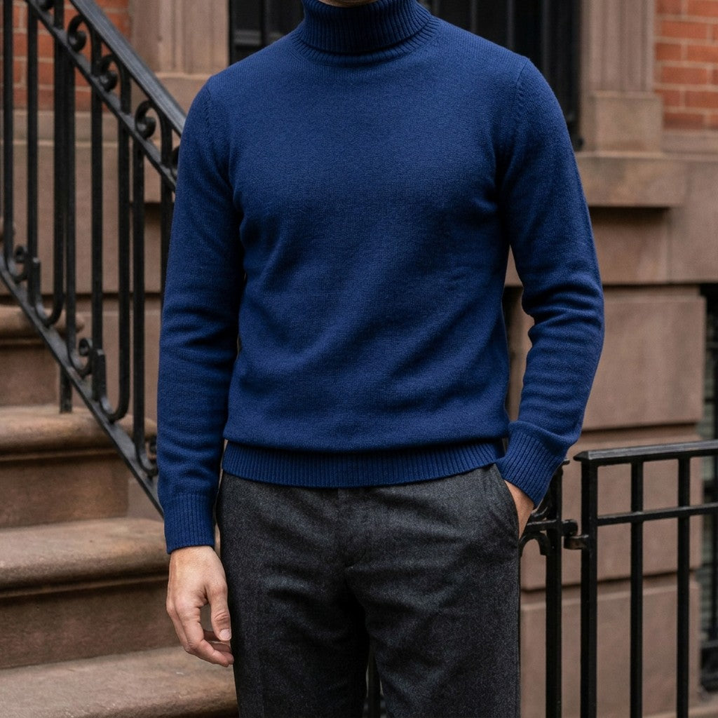 Maglione Dolcevita Matteo in Lana Merino