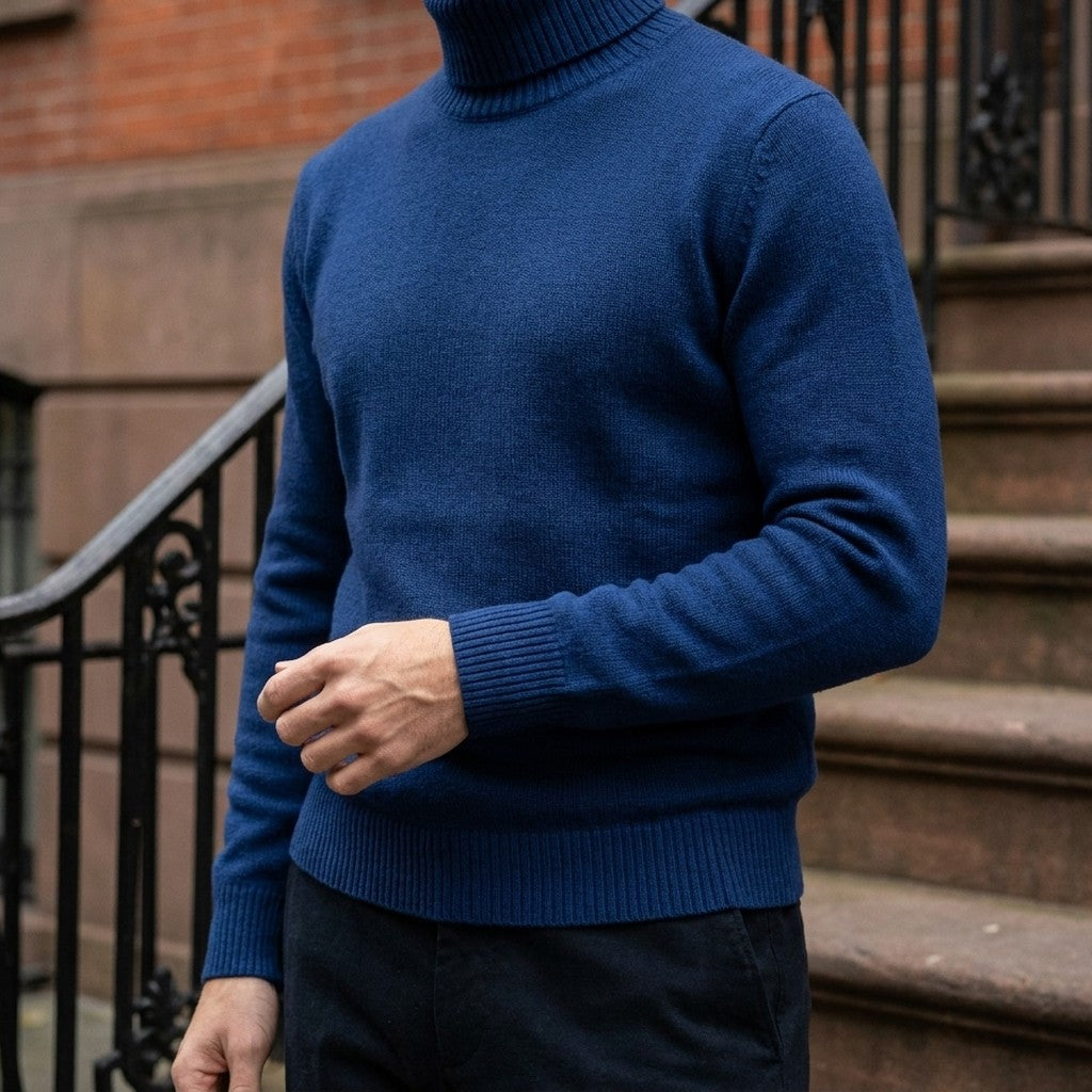 Maglione Dolcevita Matteo in Lana Merino