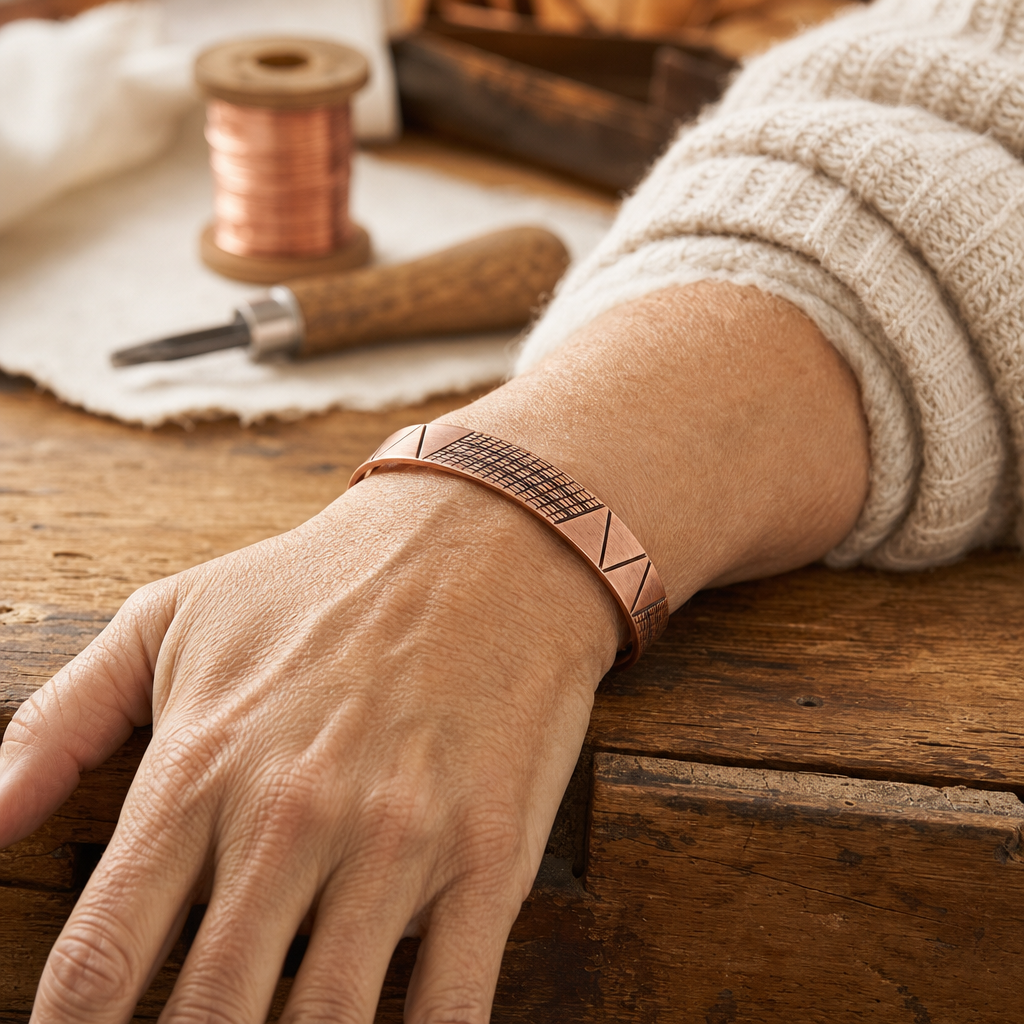 Bracciale in Rame Crest