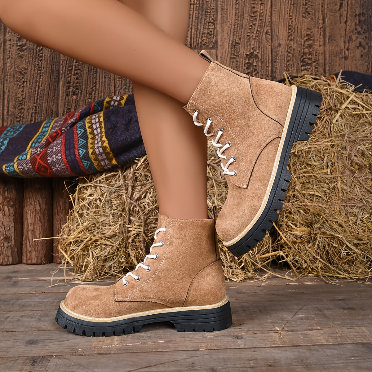 Juniper™ | Stivali con Tacco in Finta Pelle Suede