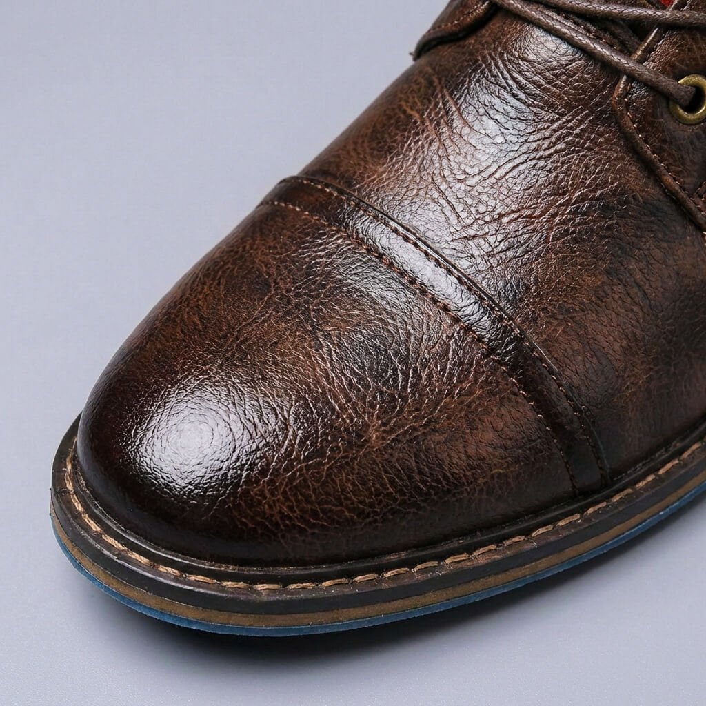 Stivali in Pelle Bicolore Jake