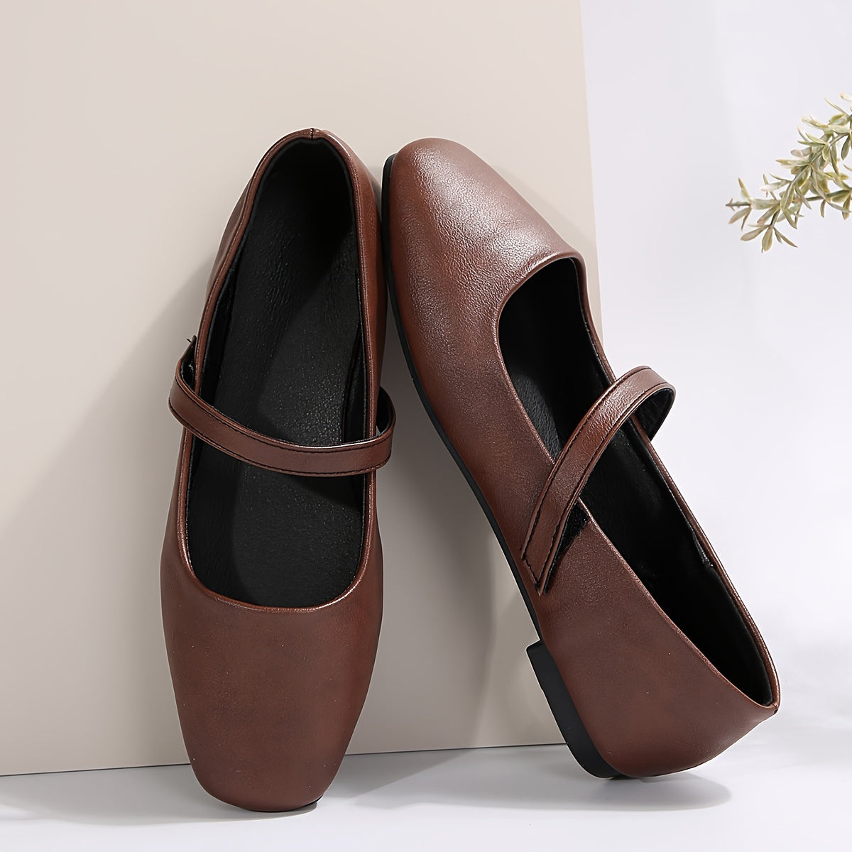 Rosamund™ | Ballerine Mary Jane con Punta Quadrata