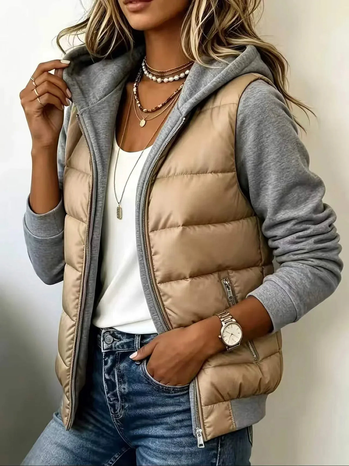 Sabrina™ | Giacca Imbottita con Cappuccio