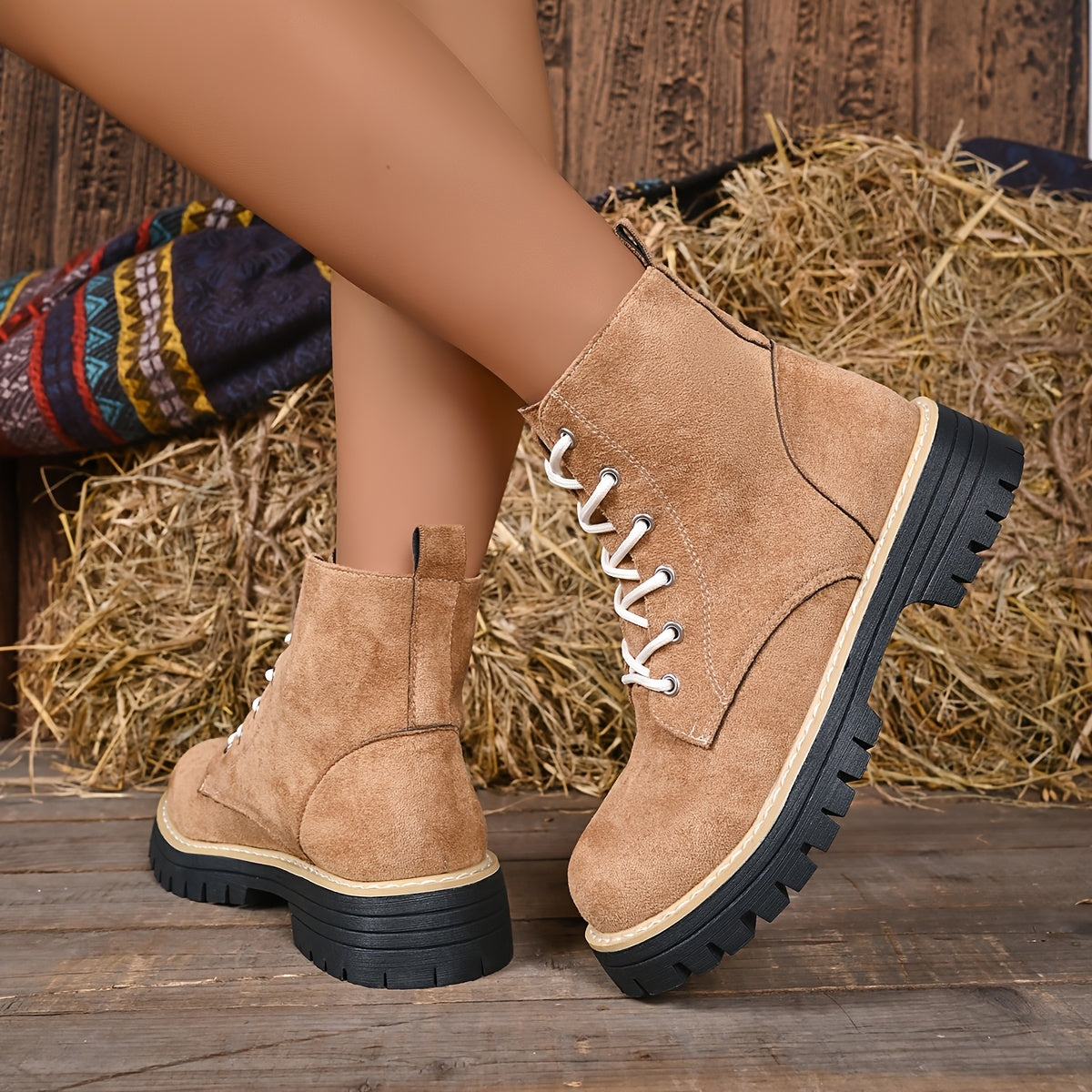 Juniper™ | Stivali con Tacco in Finta Pelle Suede