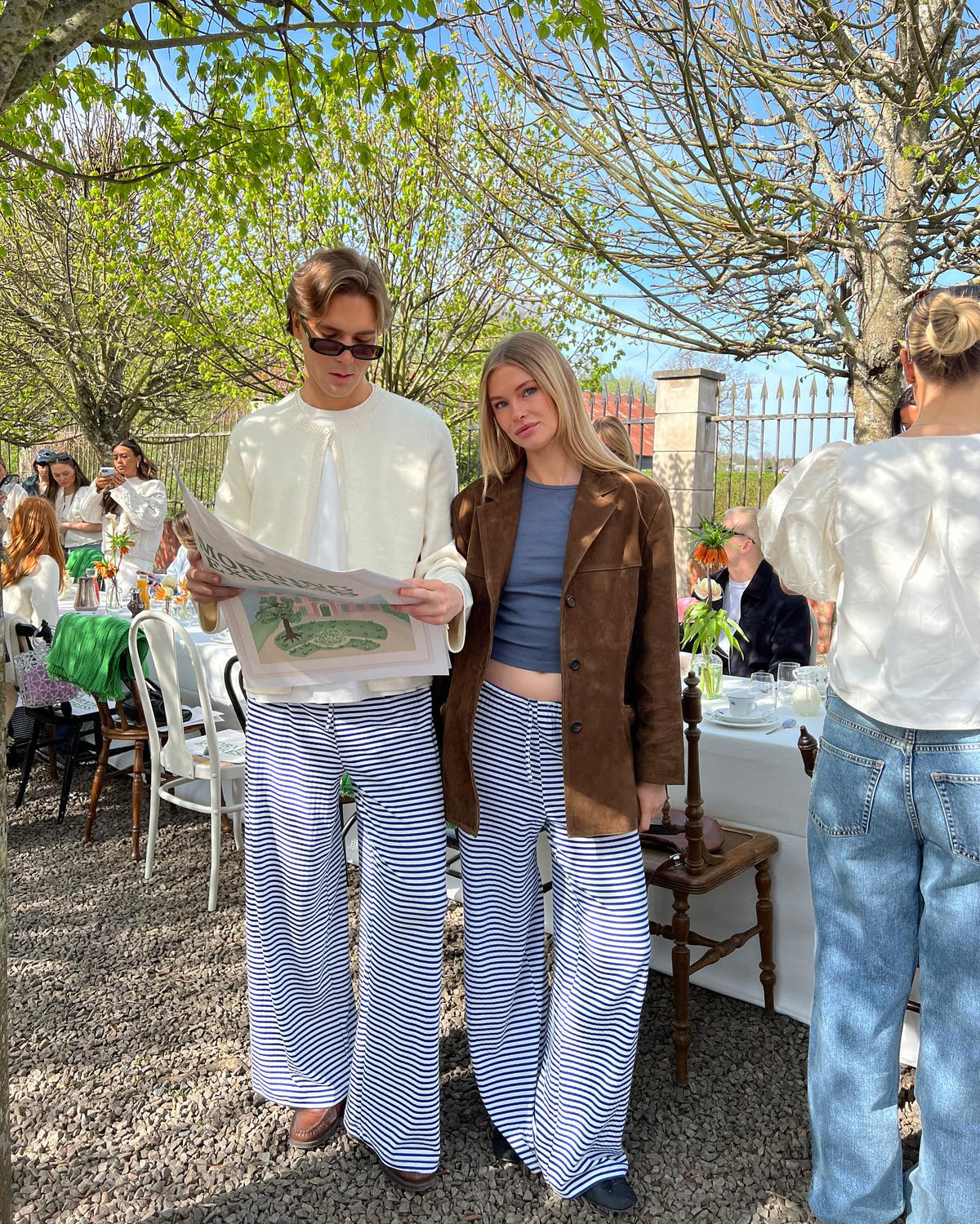 VELARA | Pantaloni a righe