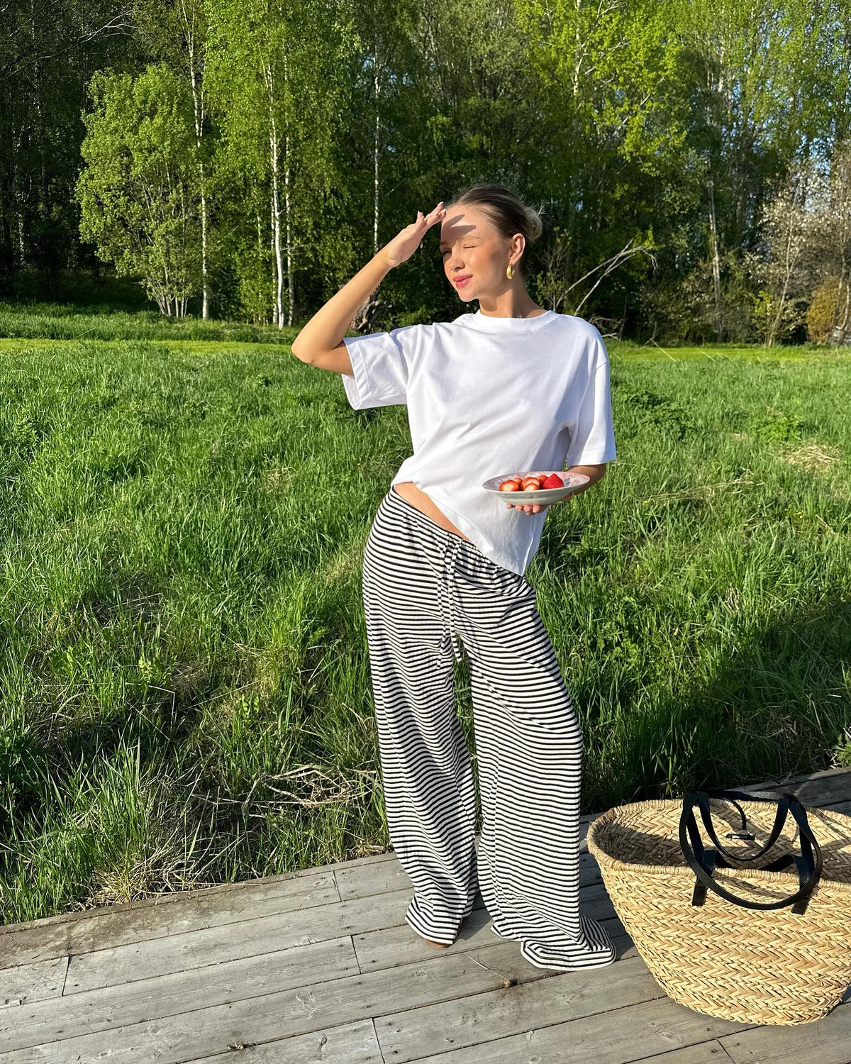 VELARA | Pantaloni a righe