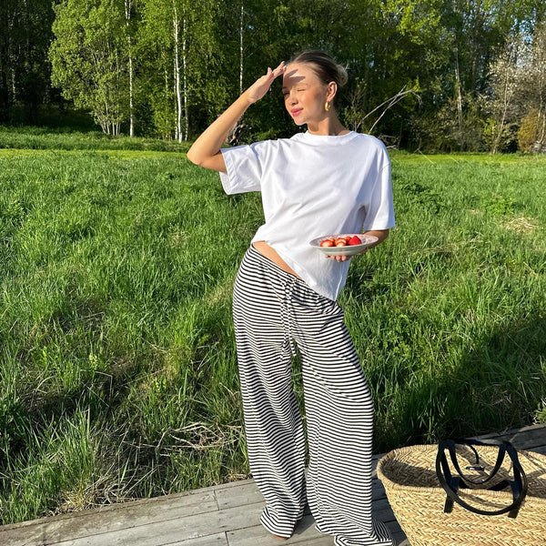 VELARA | Pantaloni a righe