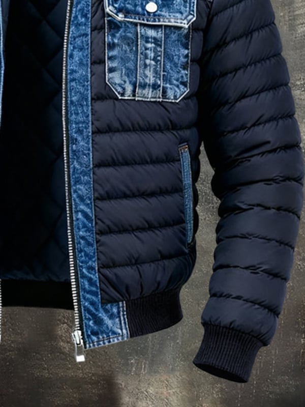 Fabian | Piumino Denim Blu