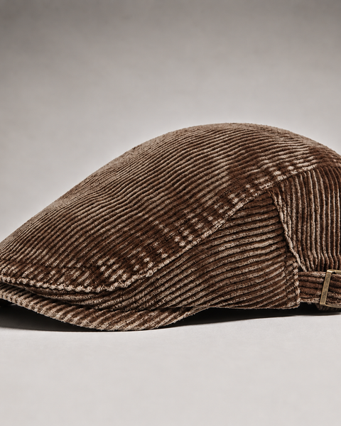 Cappello da guida in corduroy Langston