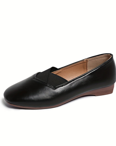 Delphine™ | Ballerine con cinturini incrociati e punta quadrata
