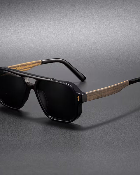 Vittorio — Occhiali da Sole in Acetato e Legno