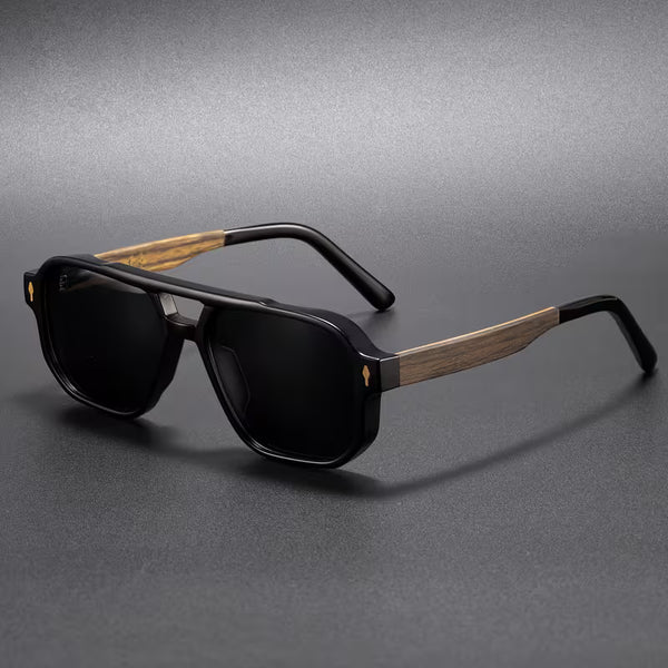Vittorio — Occhiali da Sole in Acetato e Legno