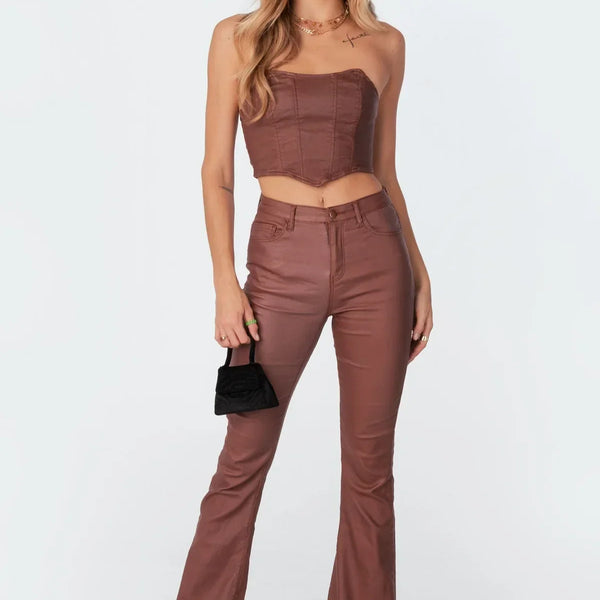 VELARA | Pantaloni Flare Edge