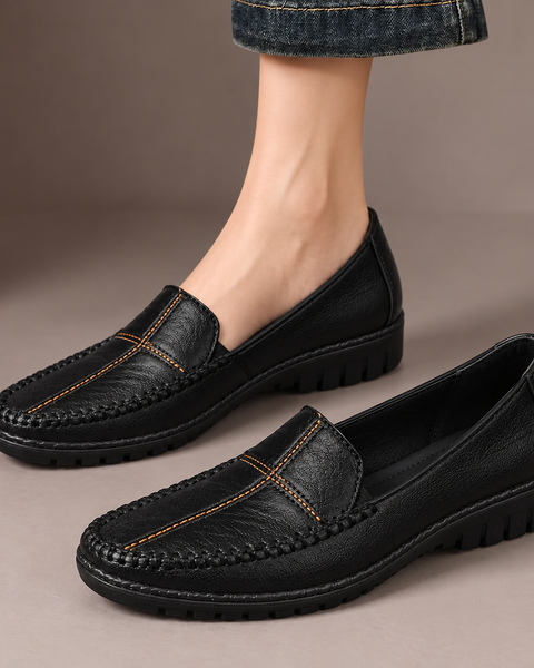 Edith™ | Mocassini Confortevoli Cuciti