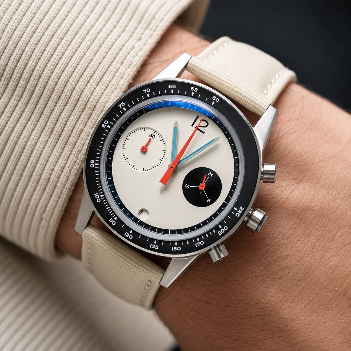 Meridiano 507 — Orologio Cronografo in Pelle