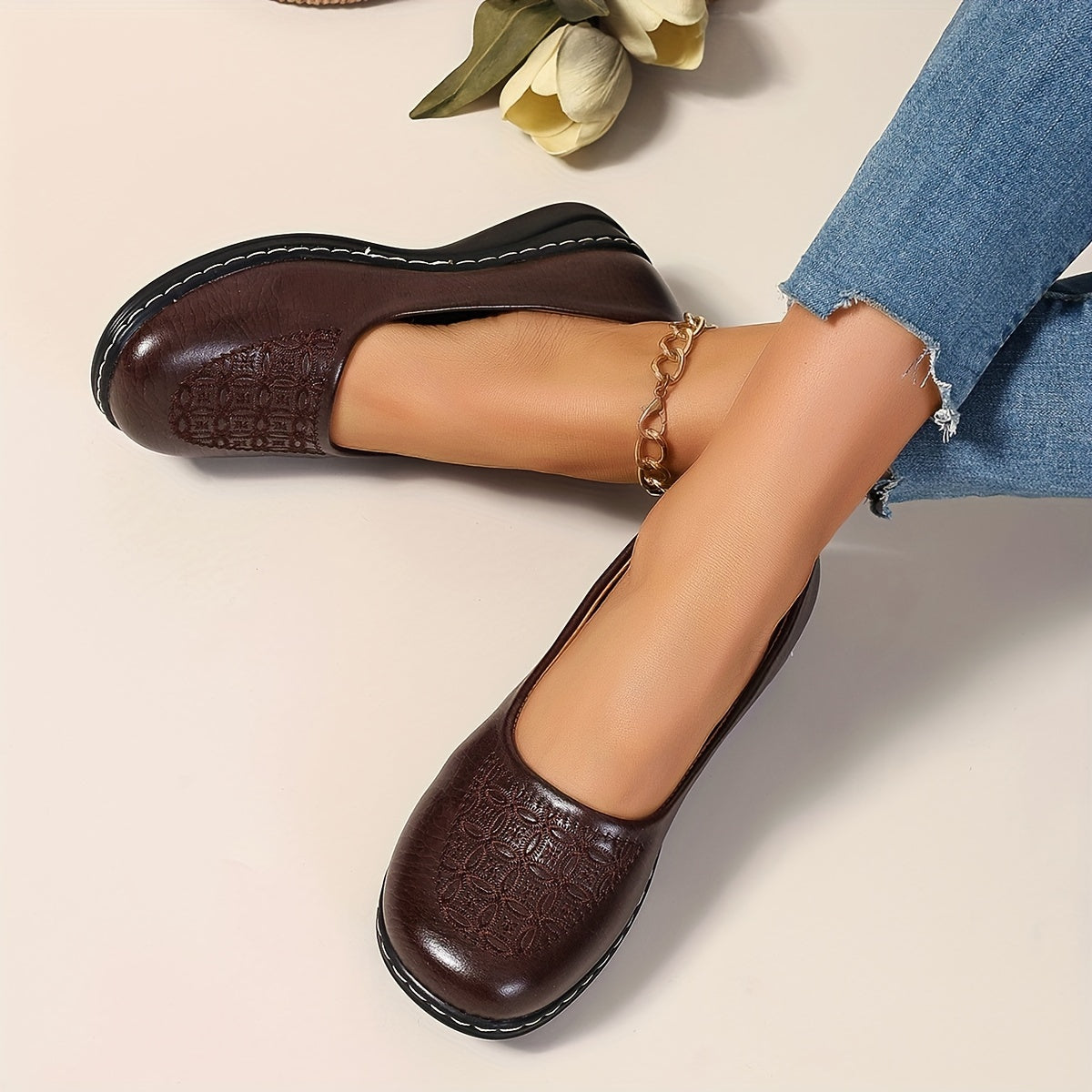 Beatrice™ | Slip-On Confortevoli a Motivo