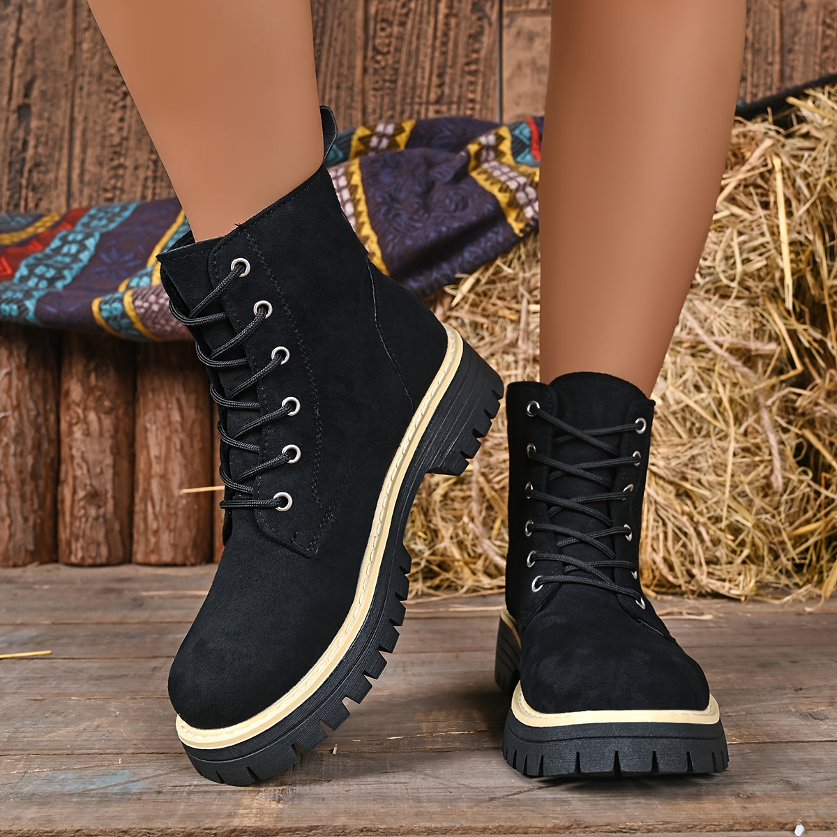 Juniper™ | Stivali con Tacco in Finta Pelle Suede