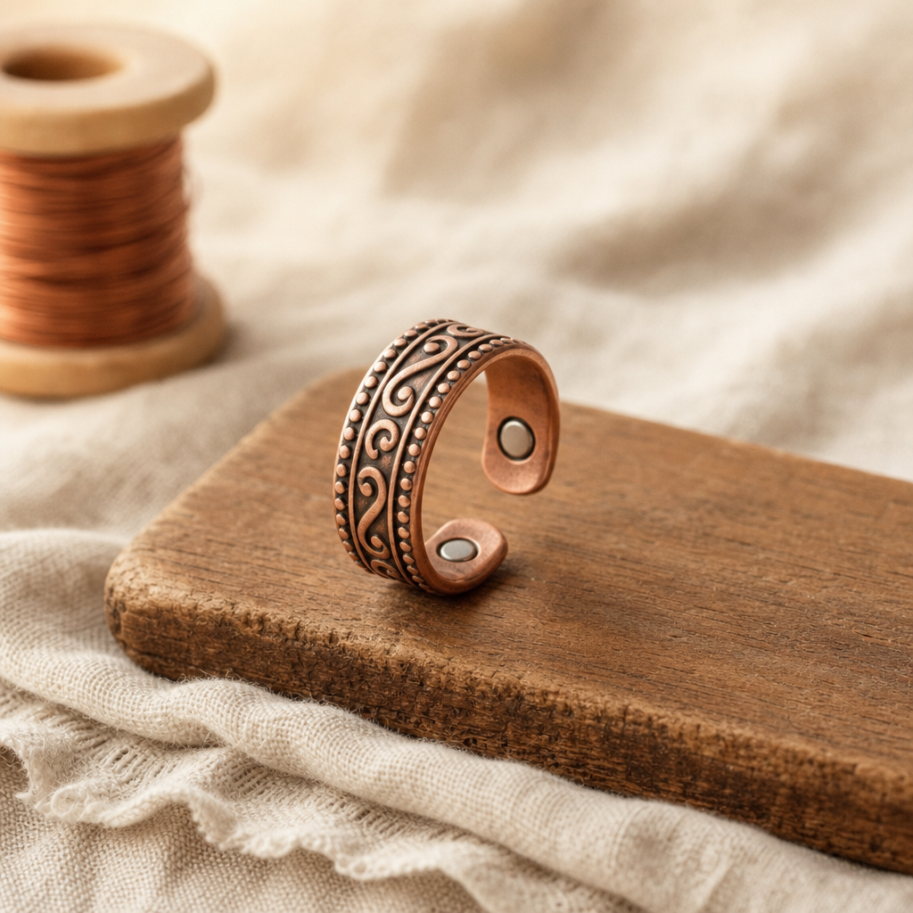 Anello in Rame Fern
