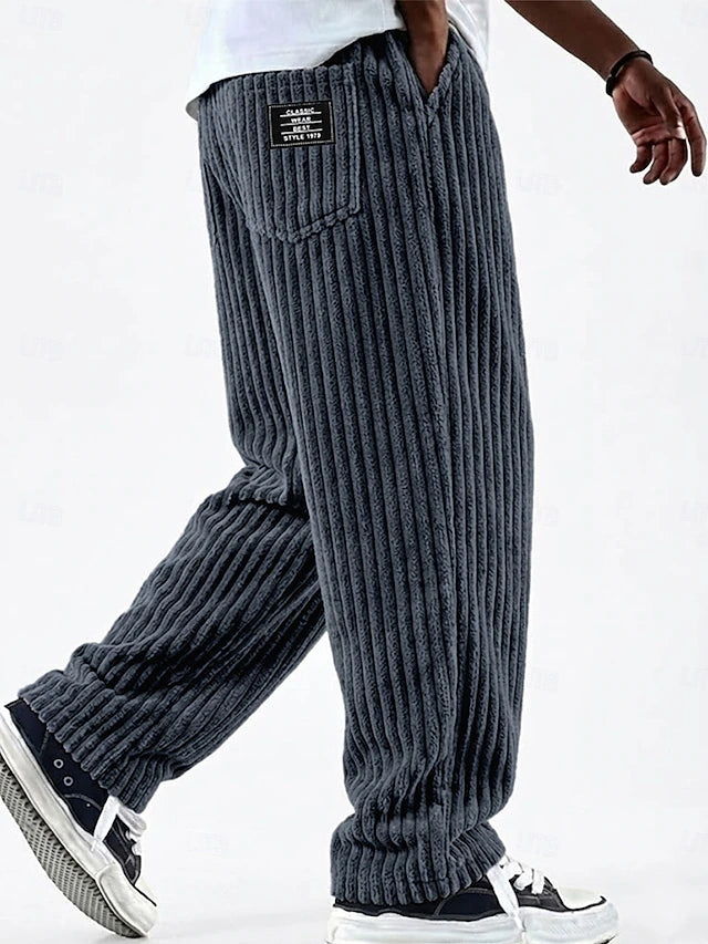 Pantalone in Velluto a Coste — Vestibilità Ampia