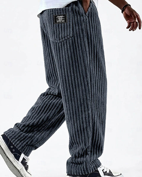 Pantalone in Velluto a Coste — Vestibilità Ampia