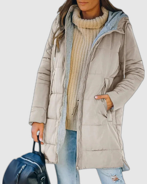 Flavia | Piumino con Cappuccio Casual