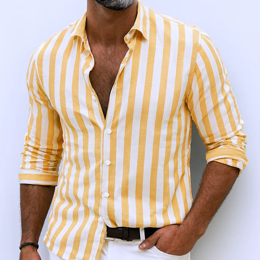 Camicia a Righe Estiva – Vestibilità Rilassata