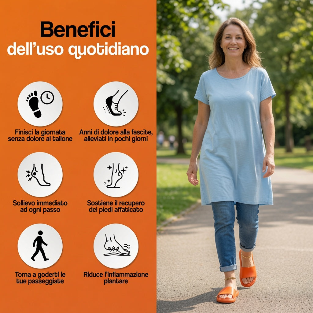 Levara — Sandalo Ortopedico per la Fascite Plantare