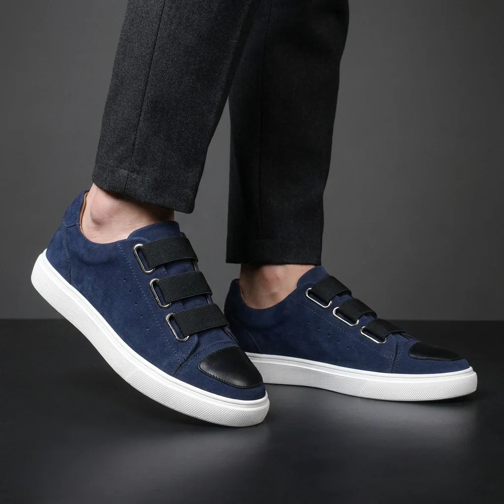 Andrea — Sneaker in Camoscio con Fibbia